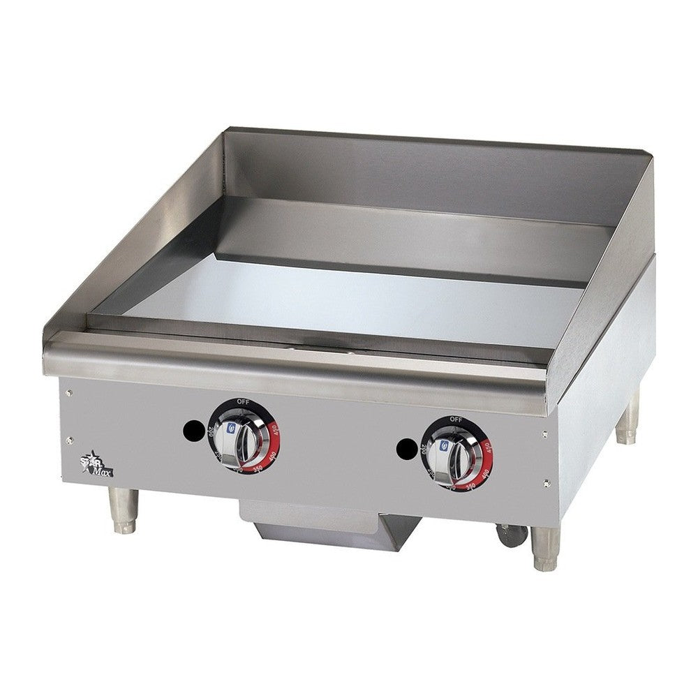 Star 624TCHSF 24" Star-Max gas griddle with chrome plate