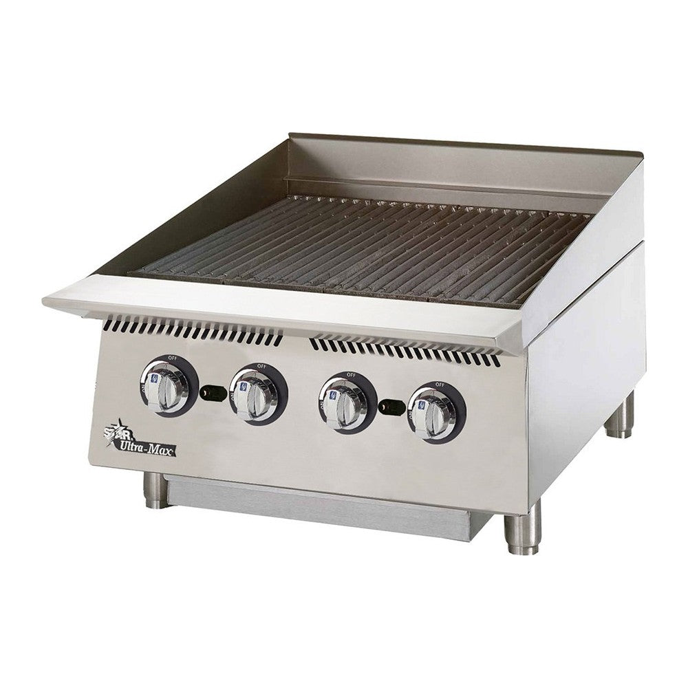 Star 8024CBB 24" Ultra-Max lava rock gas charbroiler