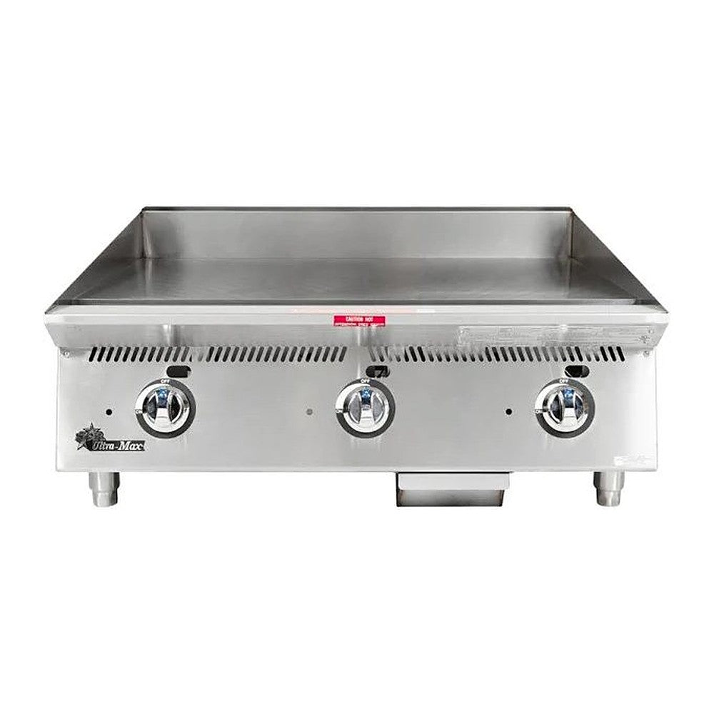 Star 836MA 36" Ultra-Max gas griddle with polished steel plate (view 3)