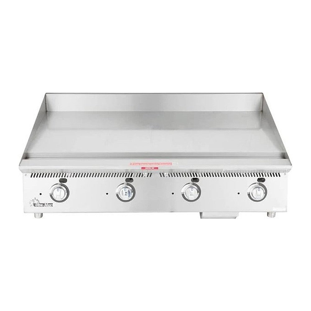 Star 848MA 48" Ultra-Max gas griddle with polished steel plate