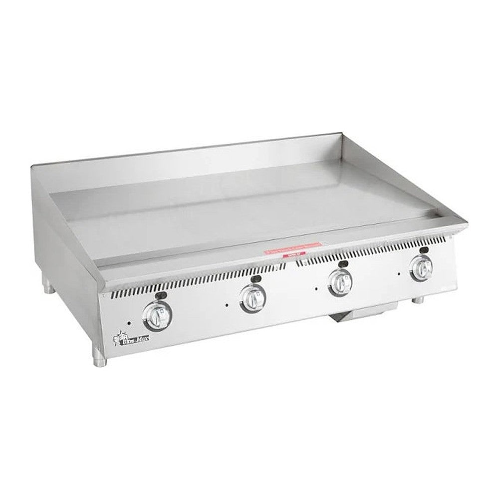 Star 848MA 48" Ultra-Max gas griddle with polished steel plate (view 3)
