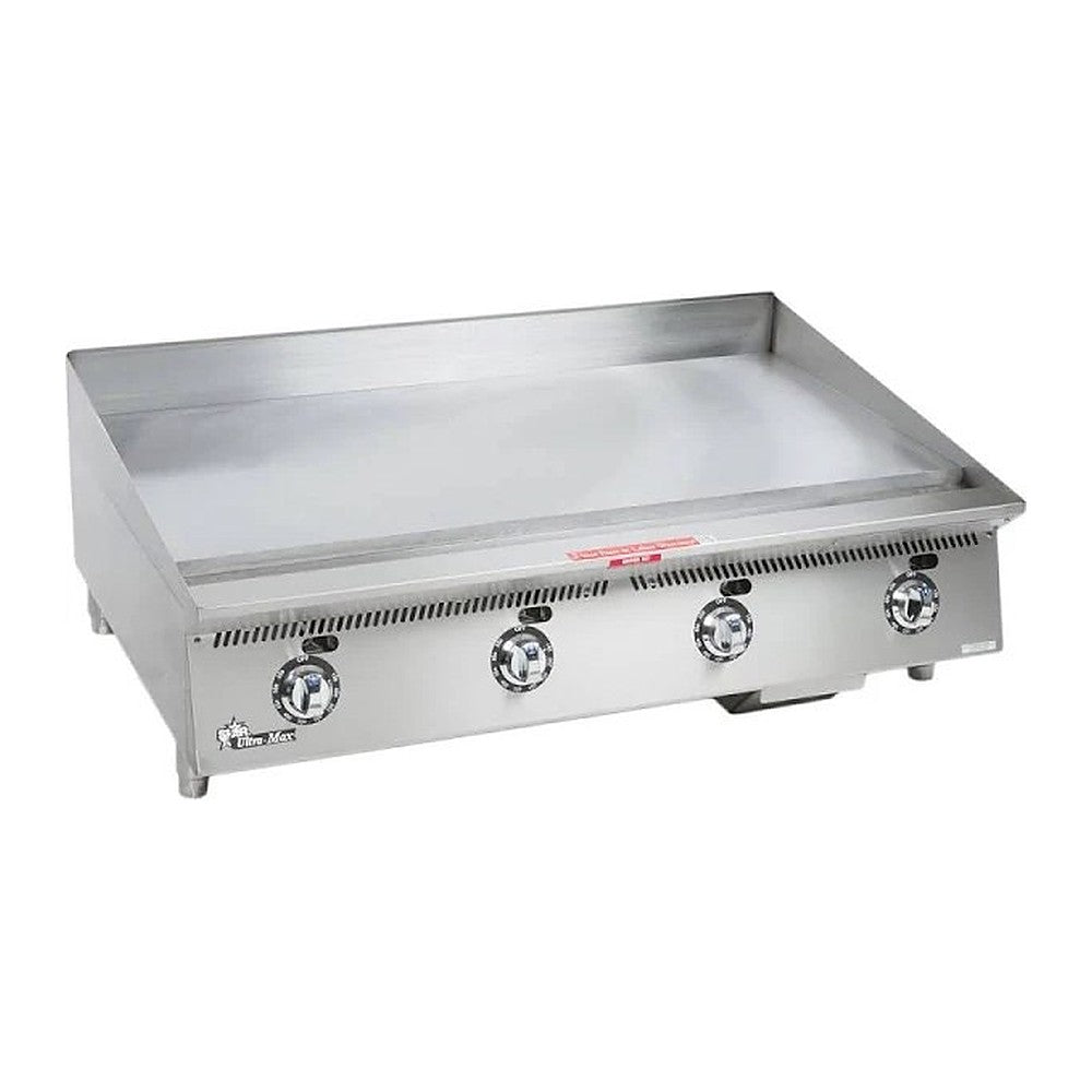 Star 848TA 48" Ultra-Max gas griddle with polished steel plate