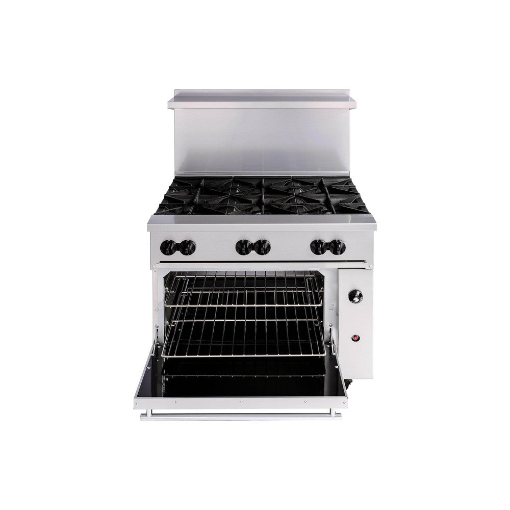 Vulcan 36S-6BN 36" natural gas restaurant range, view 2