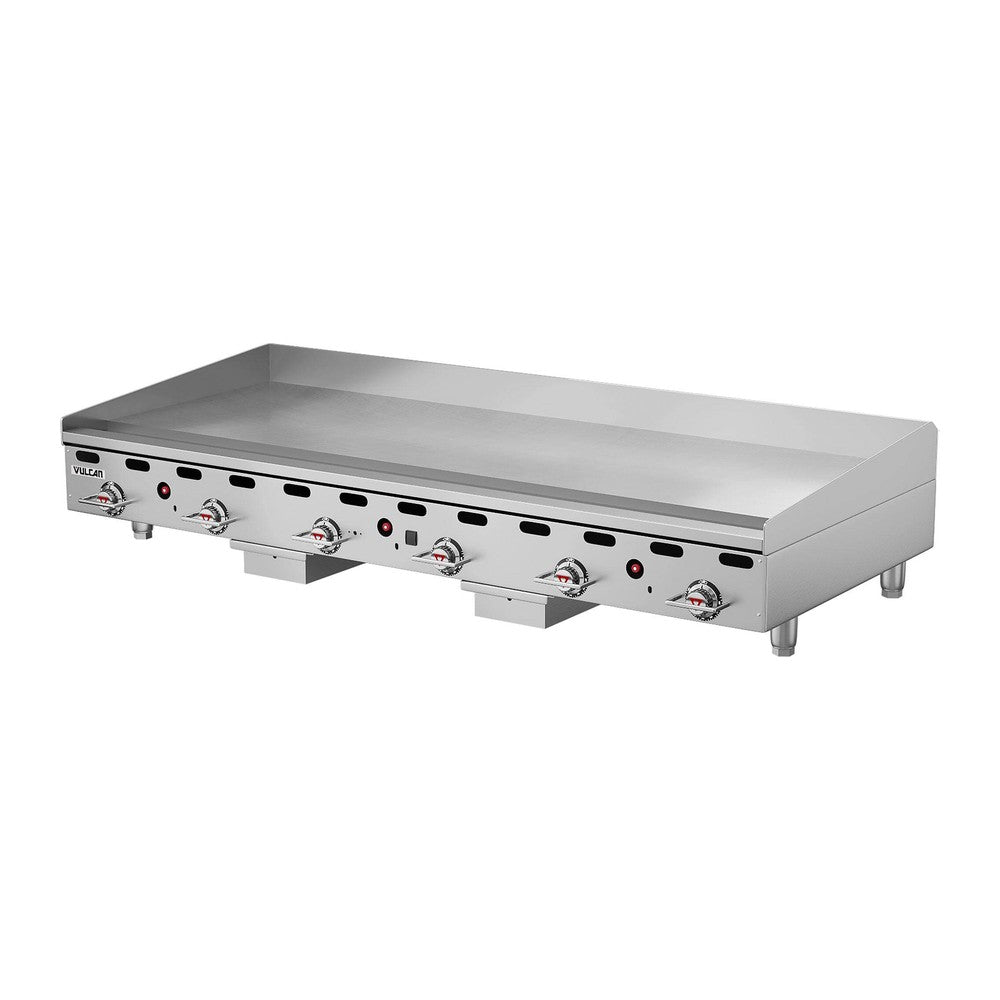 Vulcan MSA72-101 72" countertop gas griddle, view 3