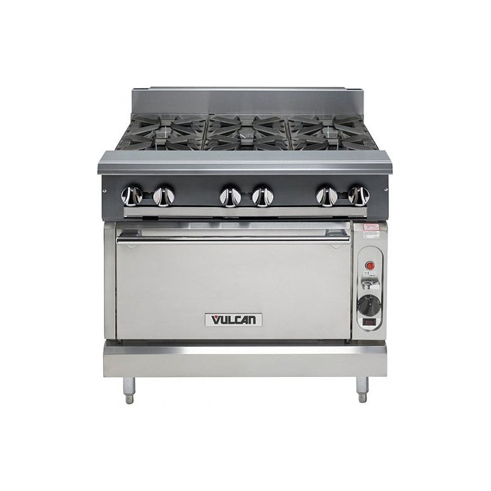 Vulcan V6B36C-1 36" heavy duty gas range with 6 burner