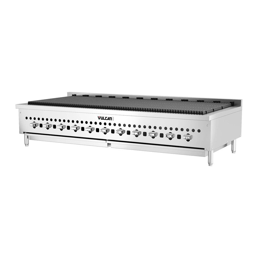 Vulcan VCCB60-1 60" countertop gas charbroiler, view 3