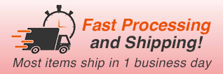 Fast processing and shipping
