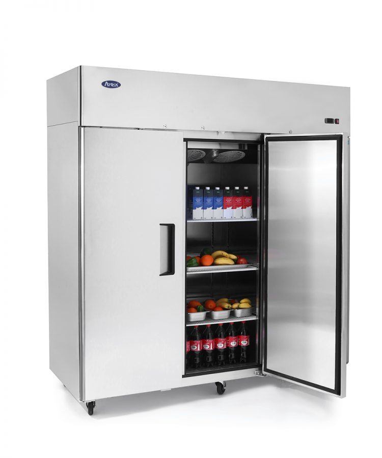 Atosa MBF8003GR, 77" Three Solid Swing Door Reach-In Freezer - Top Mount Series