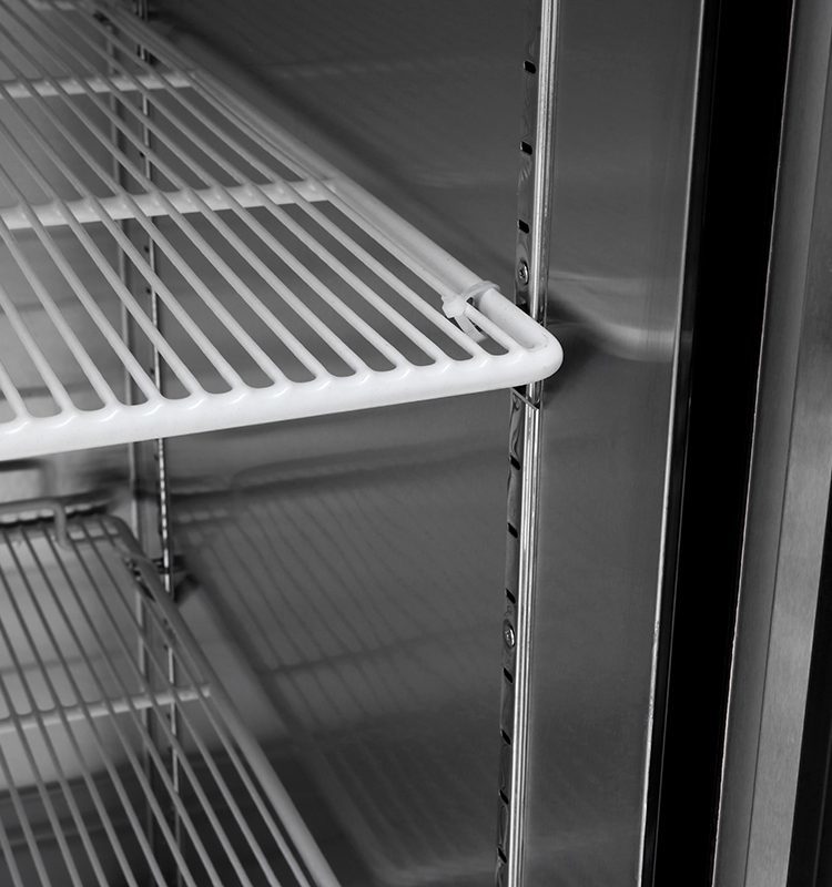 Atosa MBF8003GR, 77" Three Solid Swing Door Reach-In Freezer - Top Mount Series