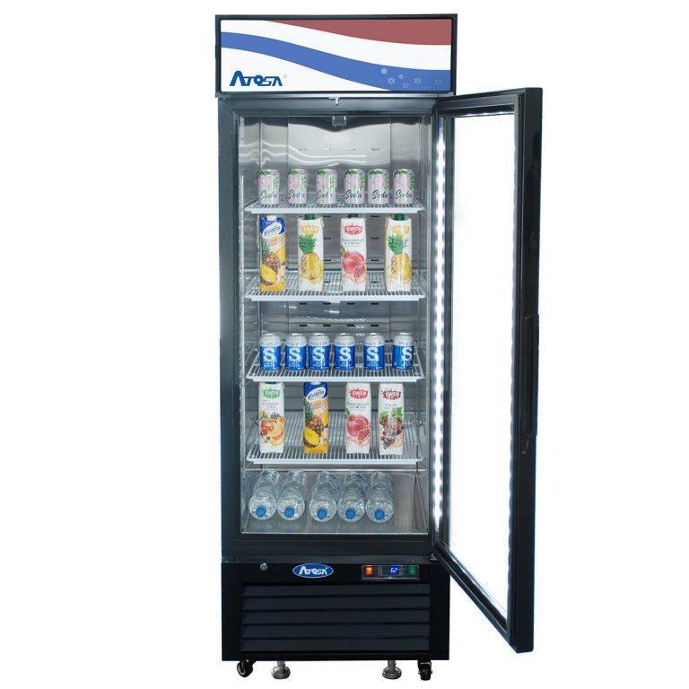 Atosa MCF8722GR, 27" Glass One Door Refrigerator Merchandiser