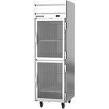 Beverage Air HR1HC-1HG, 26" Horizon Top Mount Reach-In Refrigerator Glass Half Door