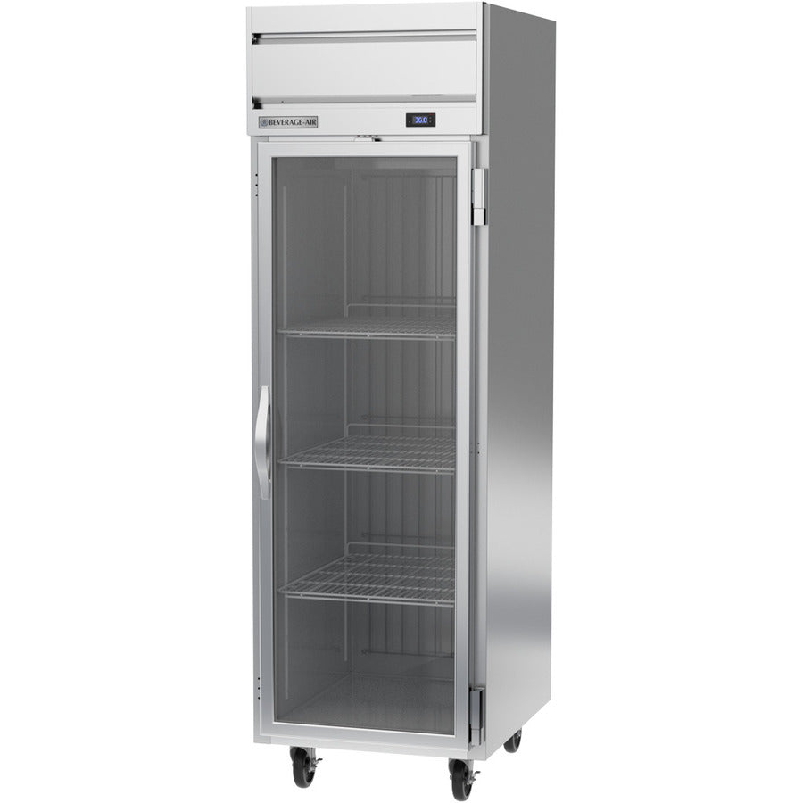 Beverage Air HR1HC-1G, 26" Horizon Top Mount Reach-in Refrigerator Glass Door