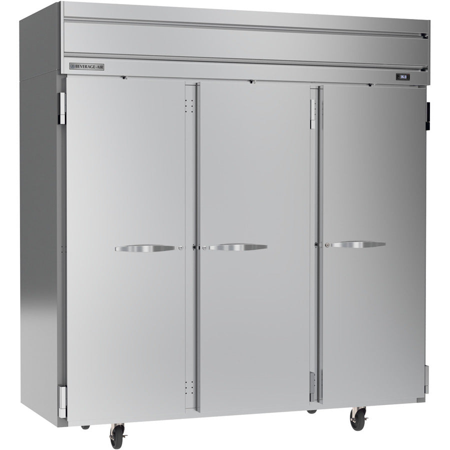 Beverage Air HR3HC-1S, 78" (3) Solid Swing Doors Reach-In Refrigerator
