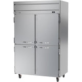 Beverage Air HR2HC-1HS, 52" Half-Solid Double Doors Reach-in Refrigerator