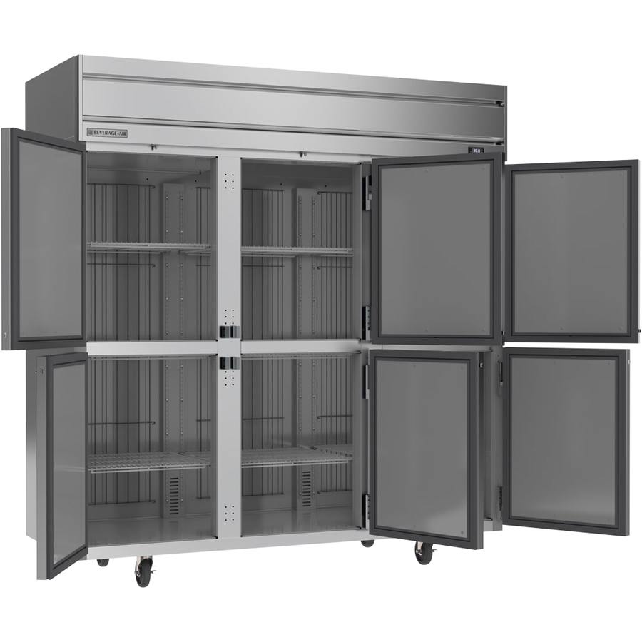 Beverage Air HR3HC-1HS, 78" (6) Solid Half Swing Doors Reach-In Refrigerator