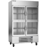 Beverage Air HBR49HC-1-HG, 52” Horizon Series Glass Half-Door Bottom Mount Refrigerator