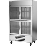 Beverage Air HBR44HC-1-HG, 47" 	Horizon Series Glass Half-Door Bottom Mount Refrigerator
