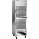 Beverage Air HBR23HC-1-HG, 27 1/4” Horizon Series Glass Half-Door Bottom Mount Refrigerator