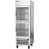 Beverage Air HBR23HC-1-HG, 27 1/4” Horizon Series Glass Half-Door Bottom Mount Refrigerator