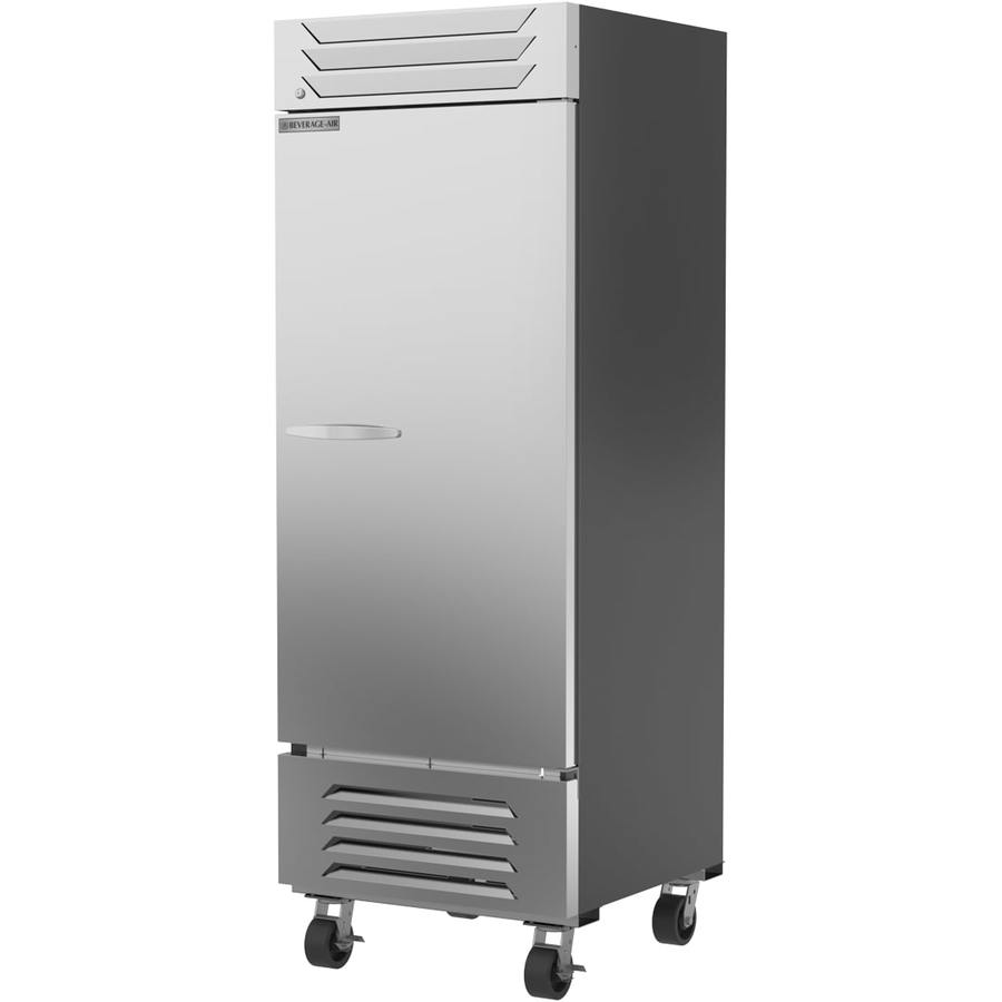 Beverage Air SR1HC-1S, 30 1/16” Solid Door Bottom Mount Reach-In Slate Refrigerator