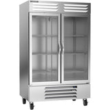 Beverage Air RB49HC-1G, 52" Glass Door Vista® Bottom Mount Reach-In Refrigerator