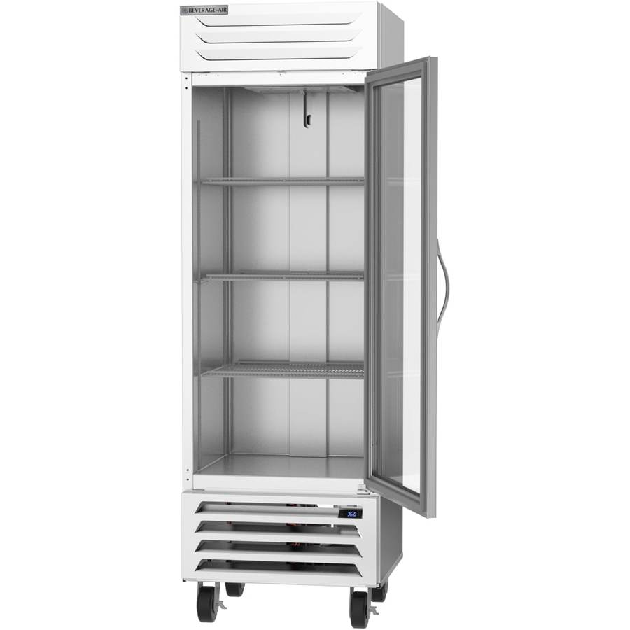 Beverage Air RB19HC-1G, 27 1/4" Glass Door Vista® Bottom Mount Reach-In Freezer
