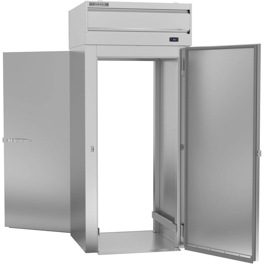 Beverage Air PRT1HC-1AS, 36 1/2  P-Series Top Mount Roll-Thru Solid Door Refrigerator