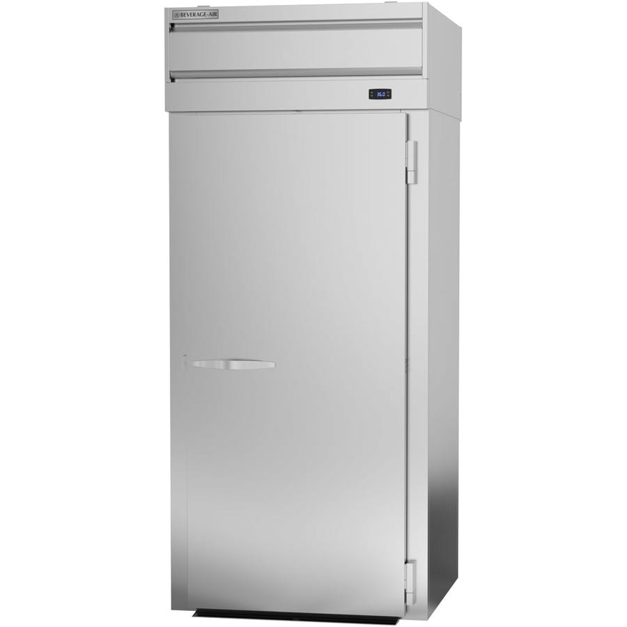 Beverage Air PRT1HC-1AS, 36 1/2  P-Series Top Mount Roll-Thru Solid Door Refrigerator