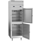 Beverage Air PRF12-12HC-1HS, 26 5/8" P-Series Solid Half Doors Dual Temps Refrigerator/Freezer