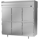 Beverage Air PRD3HC-1AHS, 77 3/4" P-Series Half-Solid Door Reach-In Pass-Thru Refrigerator