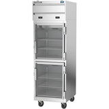 Beverage Air CT12-12HC-1HG, 27 1/2 Glass Half -Door Top Mount Variable Speed Freezer/Refrigerator
