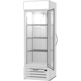 Beverage Air MMR19HC-1-W, 27 1/4” White Hinged Single Glass Door