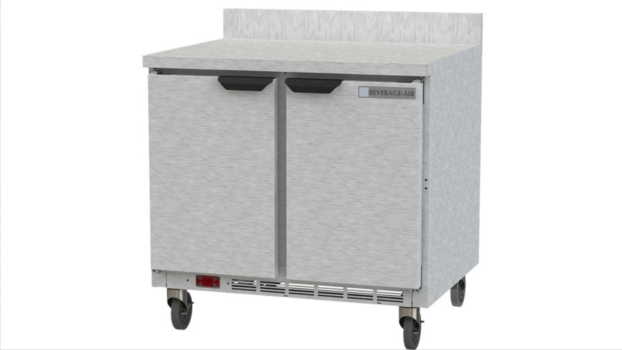Beverage Air WTR36AHC-FIP, 36" Solid Door With Foamed-In Place Backsplash