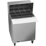 Beverage Air SPE27HC-12M-B, 27" Sandwich Prep Table Mega Top