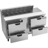 Beverage Air SPED60HC-12-4, 60" Food Prep Table with Drawers