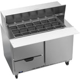 Beverage Air SPED48HC-18M-2, 48" Sandwich Prep Table Mega Top