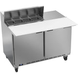 Beverage Air SPE48HC-08C, 48" Sandwich Prep Table With 17” Cutting Board