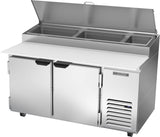 Beverage Air DP60HC, 60" Deli/Pizza Two Doors Prep Table