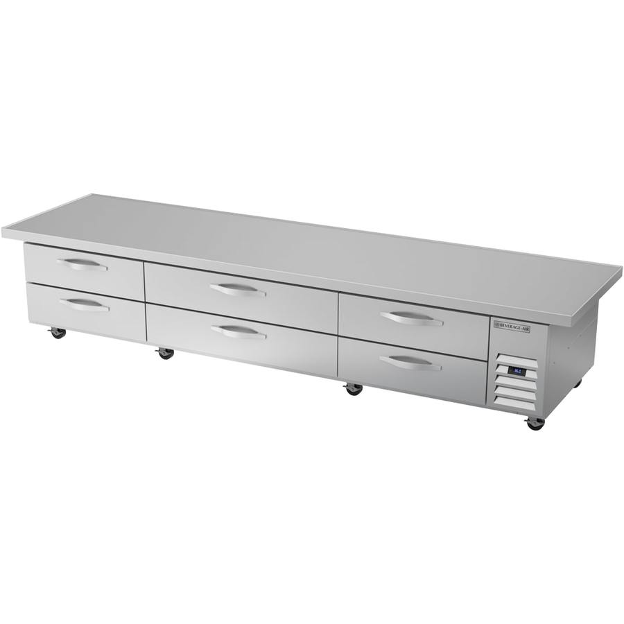 Beverage Air WTRCS112HC-120, 120" Six Drawer With Extended Top Chef Base Refrigerator