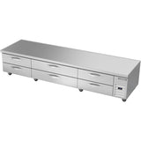 Beverage Air WTRCS112HC, 112" Six Drawer Chef Base Refrigerator