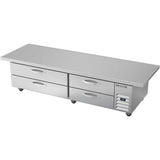 Beverage Air WTFCS84HC-96, 96" Four Drawer With Extended Top Chef Base Freezer
