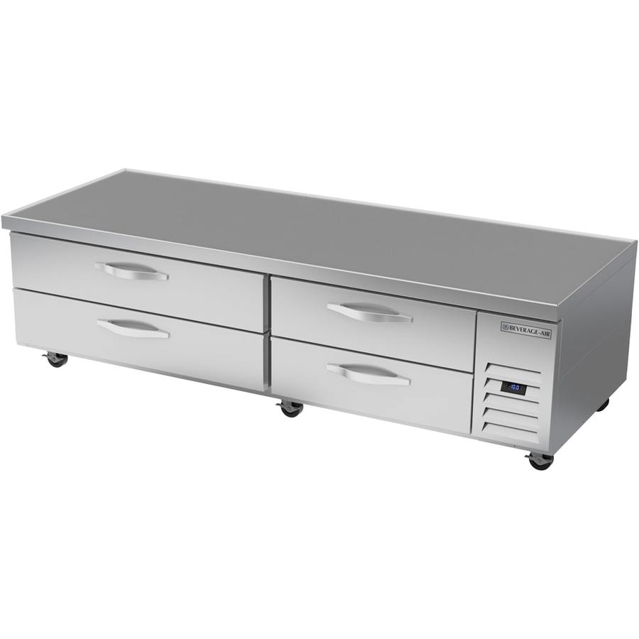 Beverage Air WTFCS84HC, 84" Four Drawer Chef Base Freezer