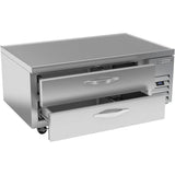 Beverage Air WTFCS52HC, 52" Two Drawer Chef Base Freezer