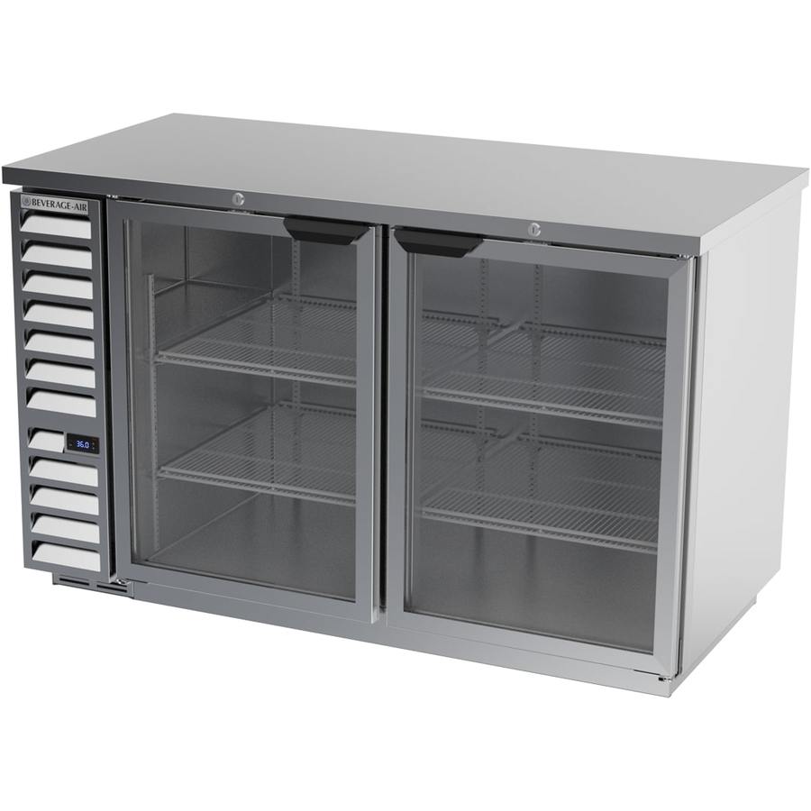 Beverage Air BB58HC-1-G-B, 59" Glass Door Back Bar Refrigerator