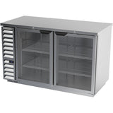 Beverage Air BB58HC-1-G-B, 59" Glass Door Back Bar Refrigerator