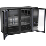 Beverage Air BB48HC-1-FG-B, 48" Glass Door Foot Rated Back Bar Refrigerator