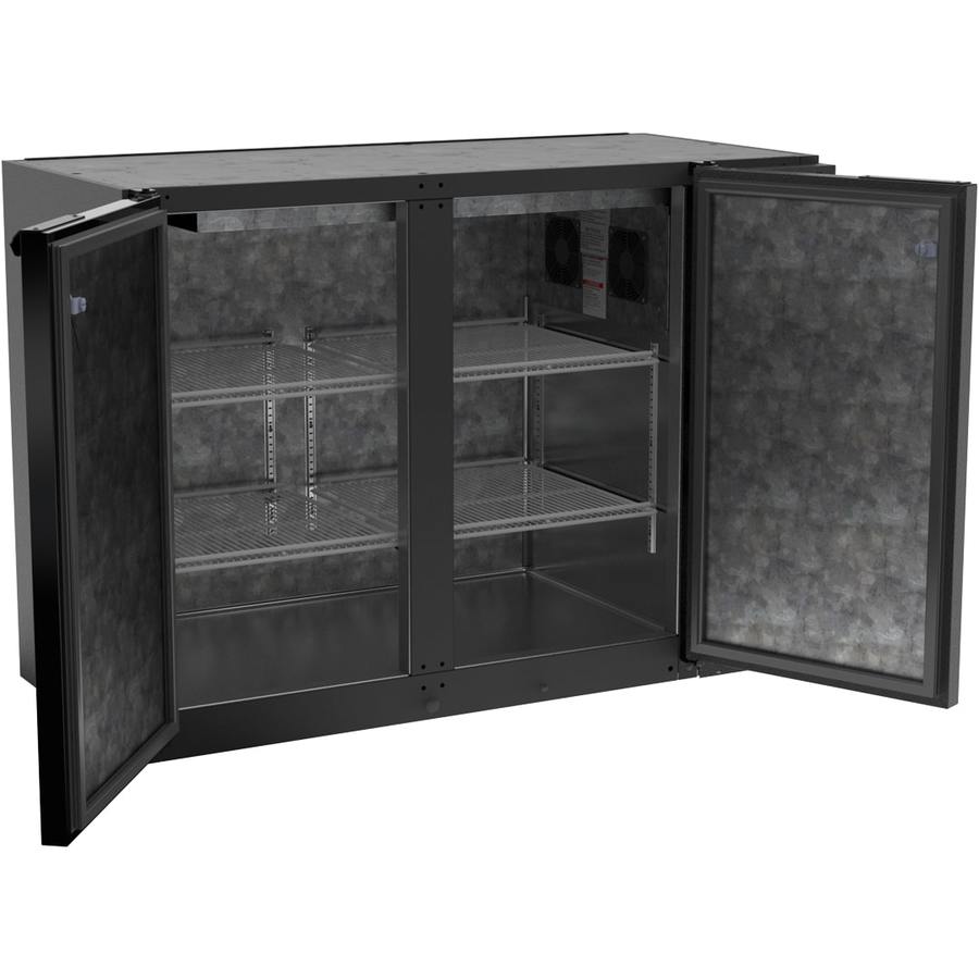 Beverage Air BB48HC-1-F-B, 48" Back Bar Refrigerator Solid Door Food Rated Back Bar