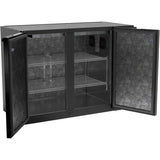 Beverage Air BB48HC-1-F-B, 48" Back Bar Refrigerator Solid Door Food Rated Back Bar