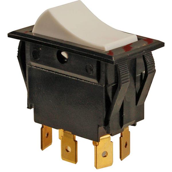 Middleby Marshall A710E8727, Rocker Switch, DPDT, On/Off/On, 7/8" x 1-1/2"