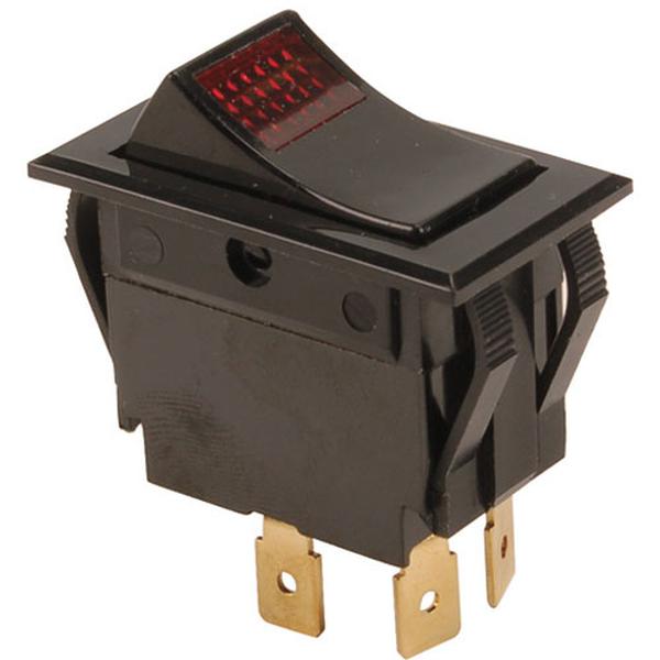 Wells 2E-35127, Power Switch, Rocker, Amber Lighted